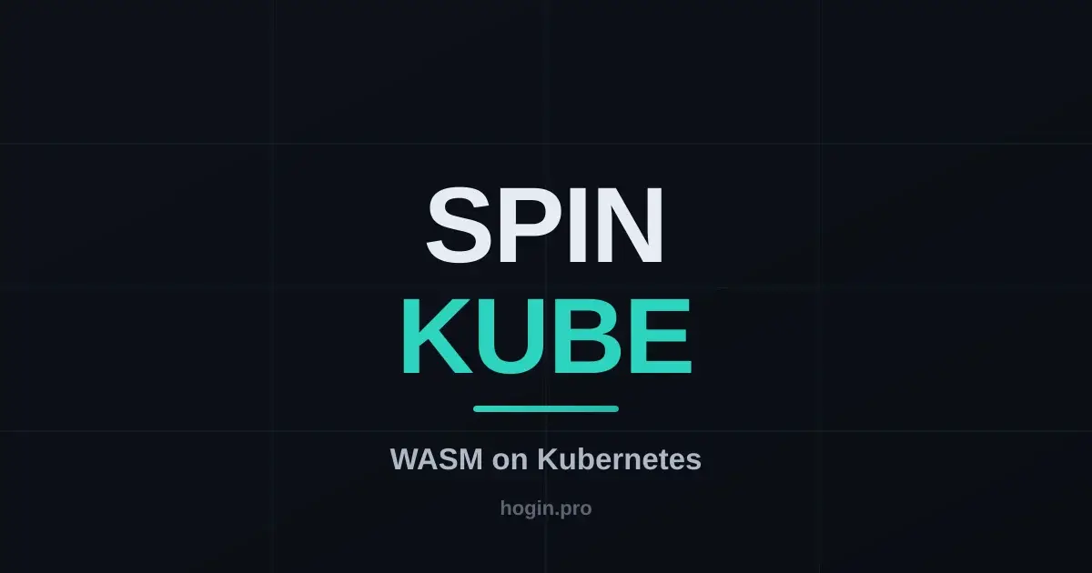 SpinKube: running WebAssembly workloads on Kubernetes without a custom runtime