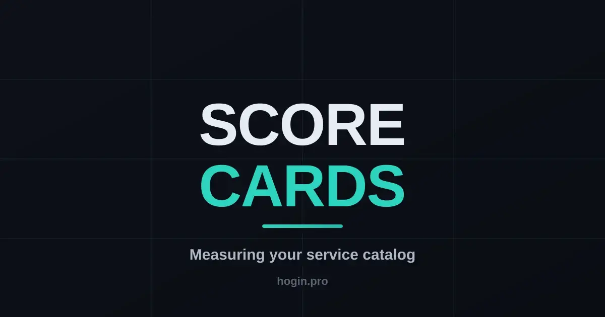 Scorecards for platform teams: measuring whether the service catalog actually works
