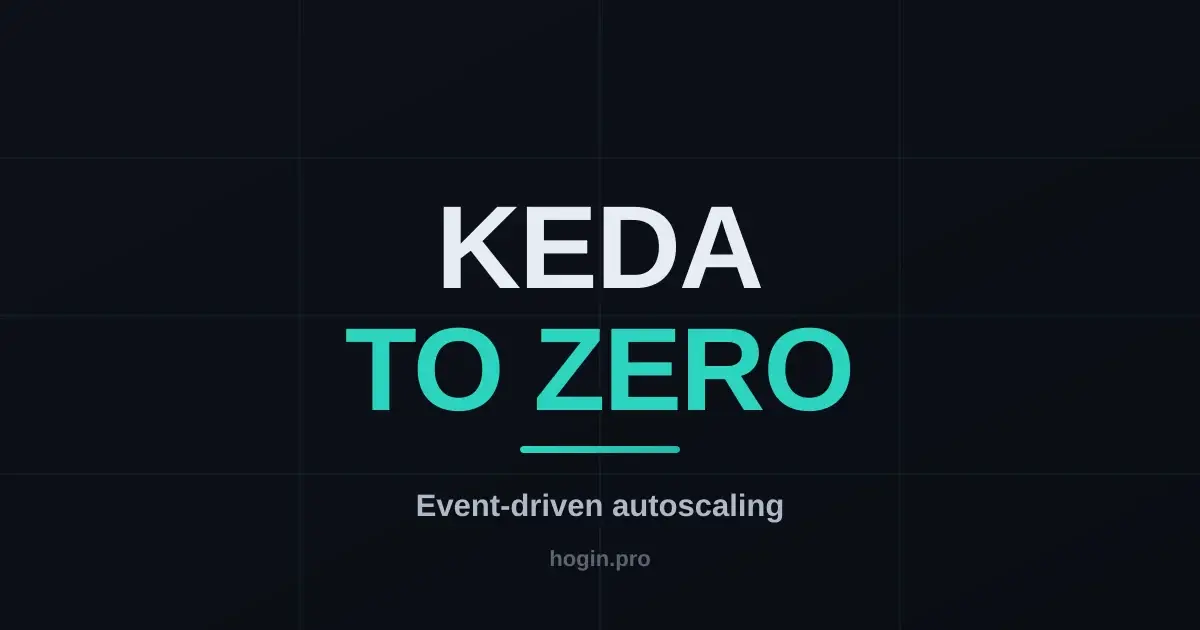 KEDA: event-driven autoscaling, all the way to zero