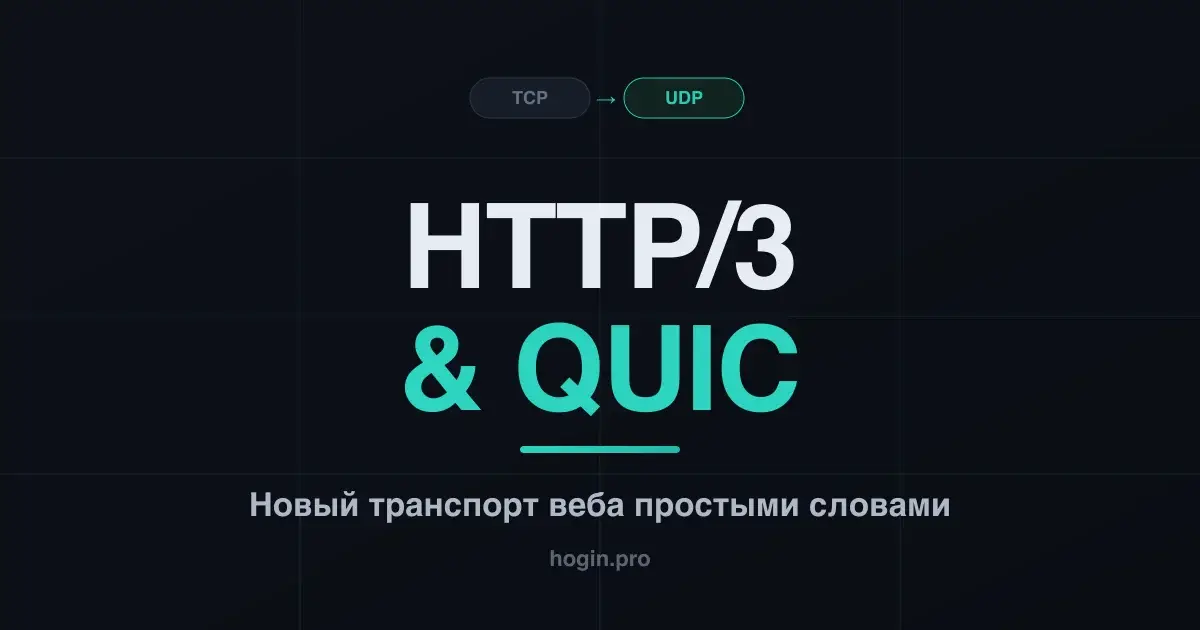 HTTP/3 и QUIC простыми словами