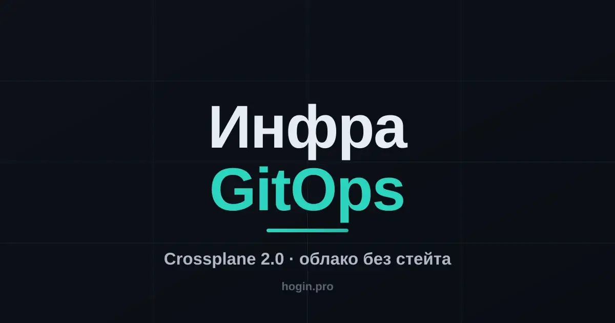 Crossplane 2.0 и скорый EOL v1.20: облачная инфраструктура через GitOps вместо Terraform-стейта